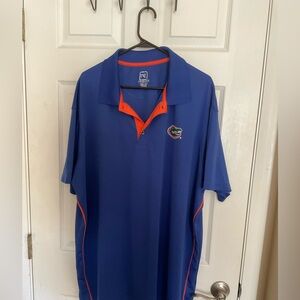 Pro Edge Blue and Orange Polo Shirt